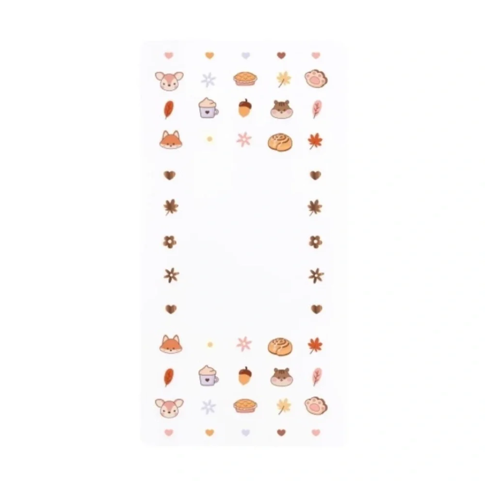 The Crème Shop Nail‎ Decals & Clear Polish – Cozy Treats Limited Edition